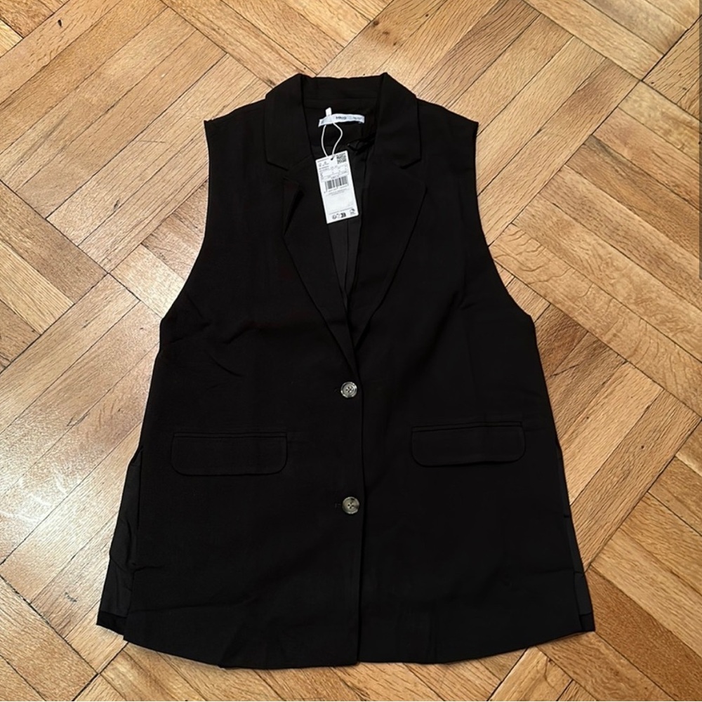 Mango Black Vest